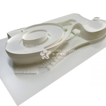 Curved Building Model Making Factory