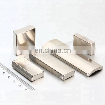 N35SH Rare Earth Permanent Neodymium Segment Arc  Magnet Company
