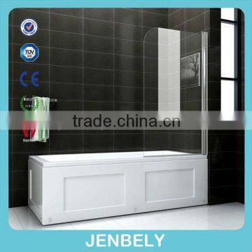 6mm frameless frosted bath shower screens