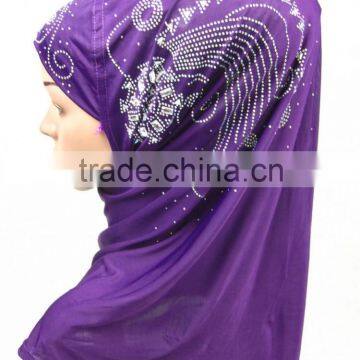 A236 Newest design fashion beaded muslim hijab