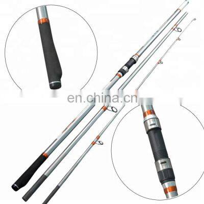 New Design 3 Sections 4.2m 100 to 200g High Carbon Surf Casting Fishing Rod