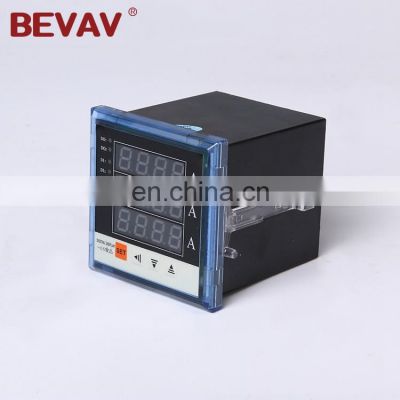 BEVAV A+quality Panel AC Digital ammeter, three-Phase AC Electric Current Meter, amp meter