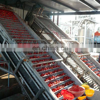different capacity commerical tomato crushing plant manufactured in shanghai gofun( fruit processing equipments)