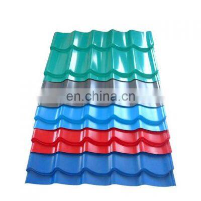 Prepainted Roofing Sheet Corrugated PPGI Color Coated Galvanized Steel Roofing Tile Sheet
