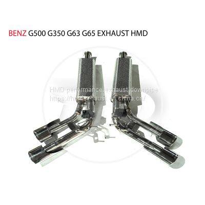 Exhaust Pipe Manifold Downpipe For Benz G500 G350 G63 G65 Muffler With Valve For Cars  Whatsapp008618023549615