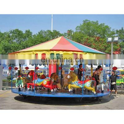 Hot sale commercial kids musical carousel merry go round playground equipment