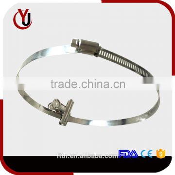 China manufacturer high quality stainless steel large hose clamps