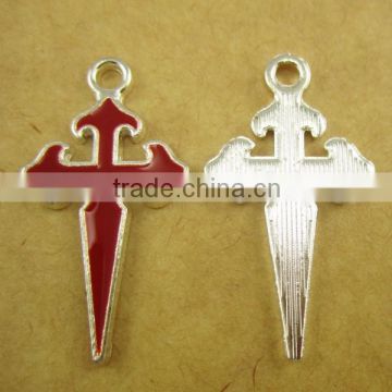 Silver Plating Catholic Saint James Crusader Rosary Crucifix Cross