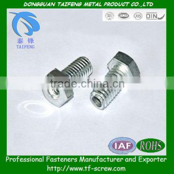 hex head countersunk screw with full thread