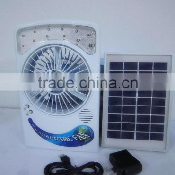 Solar emergency fan Solar Rechargable fan
