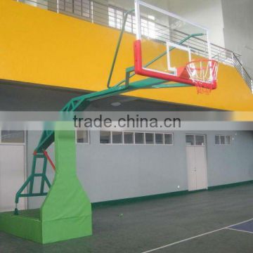 Hydraulic basketball poles