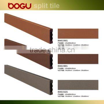 External wall brick tile 145x600mm custom size