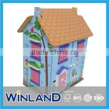 Pretend Play Detailed Small Wooden Doll house