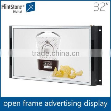 LCD panel 32 inch open frame LCD totem signage TV,touch screen HDMI open frame, electronic display touch screen board
