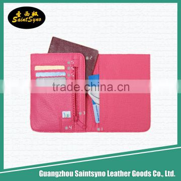 Personalized travel pu personalized custom leather passport holder