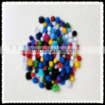 2cm glitter pom POM assorted color