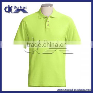 Men's short sleeve cotton polo tshirt