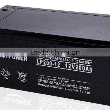 CE ROHS 200Ah 12V Ups / Eps Rechargeable Vrla Battery