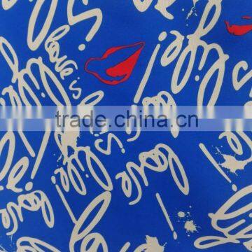 market african print fabric polyester CDC crepe fabric for ear piece