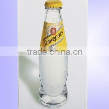 small tin sign fro drink advertisement with customized logo
