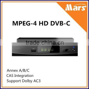 H.264 MPEG-4 High definition Digital Cable Receiver DVB-C Set Top Box, Receiver HD DVB-C                        
                                                Quality Choice