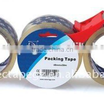 CRYSTAL CLEAR PACKING TAPE WITH LABLE