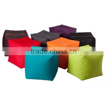 Colorful bean bag stool Cute beanbag pouf indoor outdoor use cube