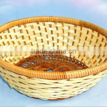 Bowl shape delicate woven household fruit basket