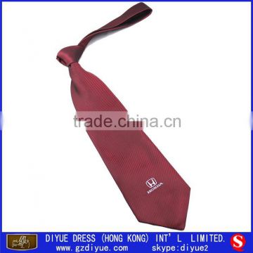 red customized logo tie