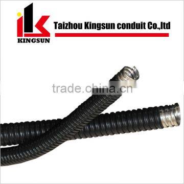 Plastic coated corrugated flexible pvc conduit