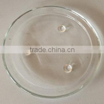 GLASS CANDLE PLATE SUITABLE FOR CANDLE