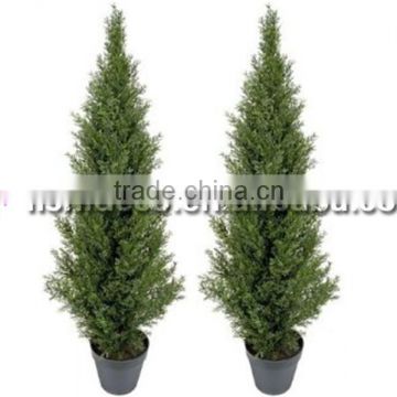36'' cone topiary artificial cypress tree