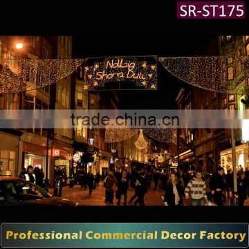 Customize commercial cross Street LED light silhouette decoration