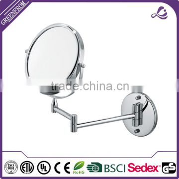 Professional chrome bathroom wall mounted mirrors foldable mirror