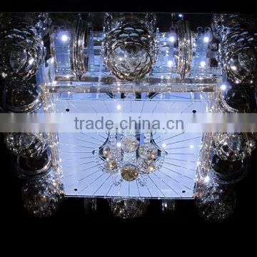 the Luxury ceiling lamp ball glass Crystal ball Chandelier light for home decorative vary model