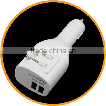 5V 2.1A Dual USB Wall Car Charger for iPad 5 Air Tablet PC from Dailyetech