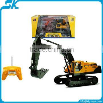 !1:28 8CH construction excavation rc truck toy rc transport trucks