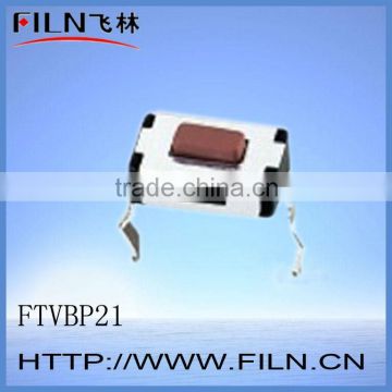 FTVBP21 2 pin 6x3mm plug-in tact switch