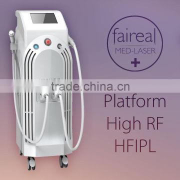 Stationary Long Pulse IPL Hair Removal Machines Touch Screen Hair Depilator