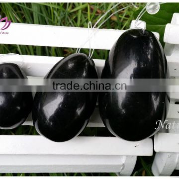Natural Black Obsidian kegel eggs yoni eggs Set Of 3 kegel exercise for woman with gift box