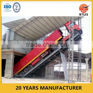 Mobile container load ramp hydraulic dock levelers