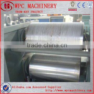 wood embossing press machine/ wpc product embossing press machine