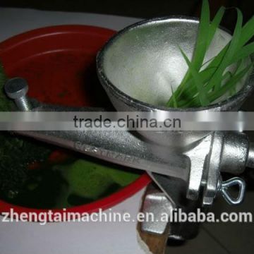 Tin plated cast iron manual wheatgrass juicer
