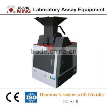 lab ore sample hammer crusher with divider PC-B