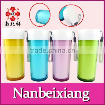 Promotion Gift Plastic Double Layer Water Bottle factory