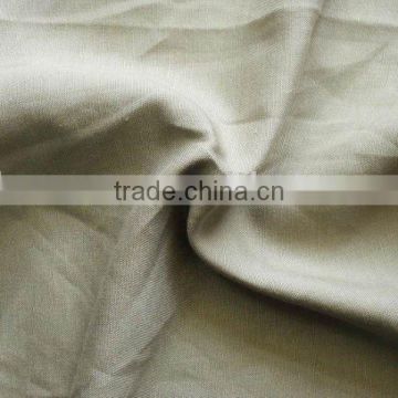 55 linen 45 rayon solid woven garment fabric with soft handfeel