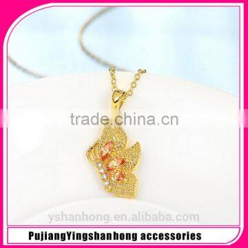 Fashion zircon necklace pendant