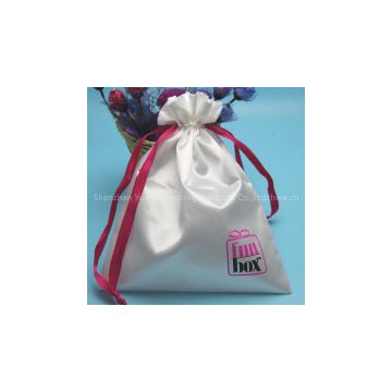 Hot Selling Soft Drawstring Satin Gift Bag