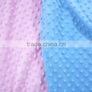 changshu 100% polyester super soft embossed velour fabric