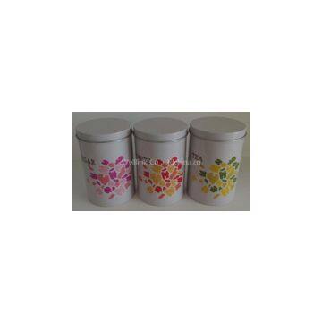 3pcs of round canister set